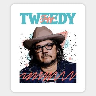 Jeff Tweedy // Wilco // Fan Art Retro Design // Vintage Magnet